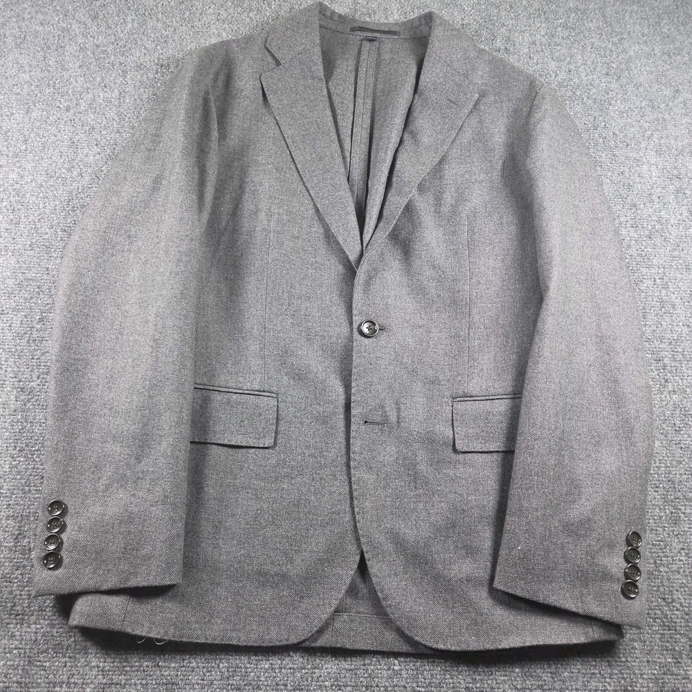 J.Crew Jacket 36S Ludlow Gray Moon Slim Unlined Unstructured Cotton/Wool